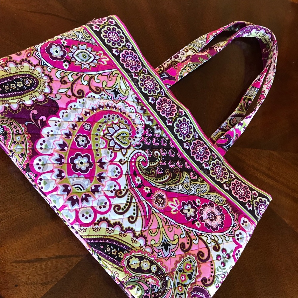 Vera Bradley Tote Very Berry Paisley